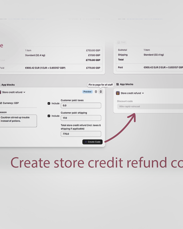 Neat: Store Credit Refunds Preview