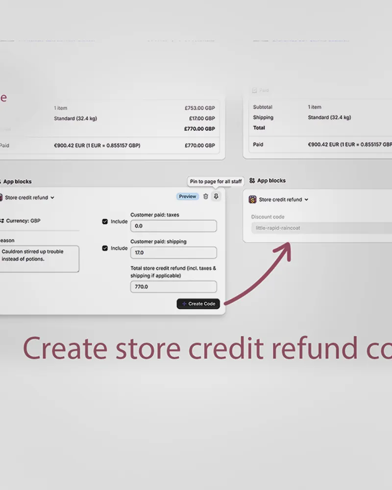 Neat: Store Credit Refunds Preview